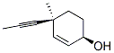 2-Cyclohexen-1-ol, 4-methyl-4-(1-propynyl)-, cis- (9CI) Struktur