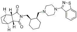 (3aR,4S,7R,7aS)-2-(((1R,2S)-2-((4-(benzo[d]isothiazol-3-yl)piperazin-1-yl)Methyl)cyclohexyl)Methyl)hexahydro-1H-4,7-Methanoisoindole-1,3(2H)-dione Struktur