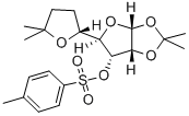 1,2:5,6-Di-O-isopropylidene-3-O-p-toluenesulfonyl-a-D-allofuranose Struktur