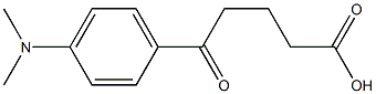 5-[4-(N,N-DIMETHYLAMINO)PHENYL]-5-OXOVALERIC ACID Struktur