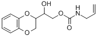 1-(1,4-Benzodioxan-2-yl)-1,2-ethanediol 2-allylcarbamate Struktur