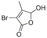 3-bromo-5-hydroxy-4-methyl-5H-furan-2-one Struktur