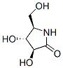 2-Pyrrolidinone, 3,4-dihydroxy-5-(hydroxymethyl)-, (3S,4R,5R)- (9CI) Struktur