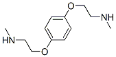 1,4-bis(2-methylaminoethoxy)benzene Struktur