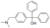 [4-(dimethylaminomethyl)phenyl]-diphenyl-methanol Struktur