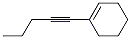 Cyclohexene, 1-(1-pentynyl)- (9CI) Struktur