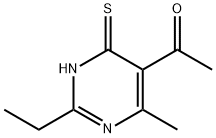 1-(2-ETHYL-4-MERCAPTO-6-METHYLPYRIMIDIN-5-YL)ETHANONE Struktur