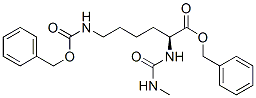 1-Methyl-3-[(1S)-5-[[(benzyloxy)carbonyl]amino]-1-[(benzyloxy)carbonyl]pentyl]urea Struktur