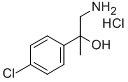 1-AMINO-2-(4-CHLORO-PHENYL)-PROPAN-2-OL HCL Struktur