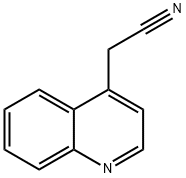 2-(quinolin-4-yl)acetonitrile Struktur