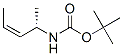 Carbamic acid, (1-methyl-2-butenyl)-, 1,1-dimethylethyl ester, [S-(Z)]- (9CI) Struktur