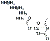 hexaaminecobalt triacetate  Struktur