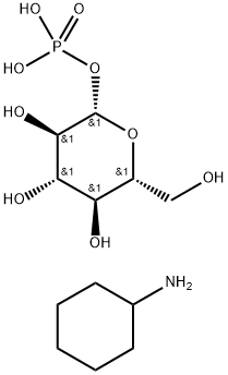 B-D-GLUCOSE 1-PHOSPHATE BIS(CYCLOHEXYLAM Struktur