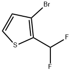 3-Bromo-2-(difluoromethyl)thiophene Struktur