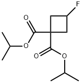 1,1-bis(propan-2-yl) 3-fluorocyclobutane-1,1-dicarboxylate Struktur