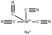 disodium tetracyanonickelate(2-) Struktur