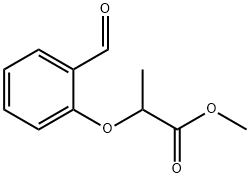 METHYL 2-(3-FORMYLPHENOXY)PROPIONATE Struktur