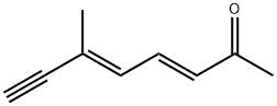 3,5-Octadien-7-yn-2-one, 6-methyl-, (E,E)- (9CI) Struktur