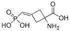 1-amino-3-(phosphonomethylene)cyclobutane-1-carboxylic acid Struktur