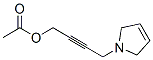 4-(3-Pyrrolin-1-yl)-2-butyn-1-ol acetate Struktur