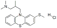 N,N,beta-trimethyl-2-(methylthio)-10H-phenothiazine-10-propylamine monohydrochloride Struktur