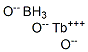 boron terbium(3+) trioxide  Struktur