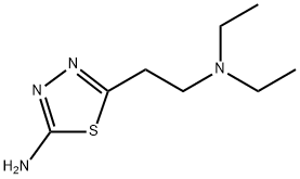 5-(2-DIETHYLAMINO-ETHYL)-[1,3,4]THIADIAZOL-2-YLAMINE Struktur