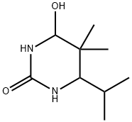 tetrahydro-4-hydroxy-6-isopropyl-5,5-dimethyl-1H-pyrimidin-2-one  Struktur