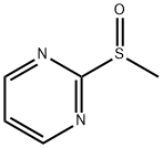 Pyrimidine, 2-(methylsulfinyl)- (8CI,9CI) Struktur