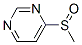 Pyrimidine, 4-(methylsulfinyl)- (8CI) Struktur