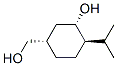 Cyclohexanemethanol, 3-hydroxy-4-(1-methylethyl)-, (1S,3S,4R)- (9CI) Struktur