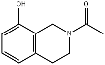 1-(8-hydroxy-3,4-dihydroisoquinolin-2(1H)-yl)ethanone Struktur