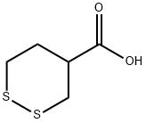 1,2-Dithiane-4-carboxylic acid Struktur