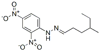 4-Methylhexanal 2,4-dinitrophenyl hydrazone Struktur