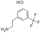 3-(TRIFLUOROMETHYL)PHENETHYLAMINE HYDRO& Struktur