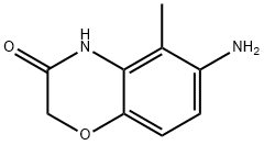 6-AMINO-5-METHYL-2H-BENZO[B][1,4]OXAZIN-3(4H)-ONE Struktur