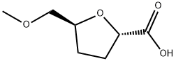 2-Furancarboxylicacid,tetrahydro-5-(methoxymethyl)-,(2S-trans)-(9CI) Struktur