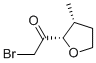 Ethanone, 2-bromo-1-(tetrahydro-3-methyl-2-furanyl)-, (2S-cis)- (9CI) Struktur