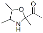 Ethanone, 1-(2,4,5-trimethyl-2-oxazolidinyl)- (9CI) Struktur