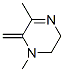 Pyrazine, 1,2,5,6-tetrahydro-1,3-dimethyl-2-methylene- (9CI) Struktur