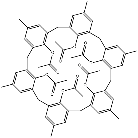 4-METHYL-1-ACETOXYCALIX[6]ARENE Struktur