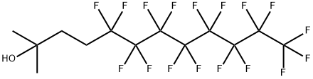 4-(PERFLUOROOCTYL)-2-METHYL-2-BUTANOL Struktur