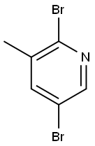 2,5-dibroMo-3-Methylpyridine Struktur