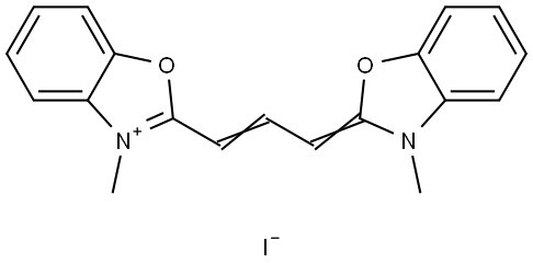 3 3'-DIMETHYLOXACARBOCYANINE IODIDE  98 Struktur