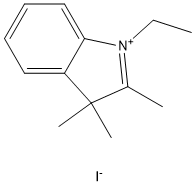 1-Ethyl-2,3,3-triMethylindoleniuM Iodide Struktur