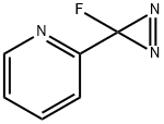 Pyridine, 2-(3-fluoro-3H-diazirin-3-yl)- (9CI) Struktur