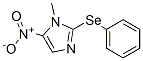 1-Methyl-5-nitro-2-(phenylseleno)-1H-imidazole Struktur