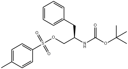 (2S)-2-[N-(tert-buto×ycarbonyl)aMino]-3-phenyl-O-(4-Methylphenylsulfonyl)propan-1-ol Struktur