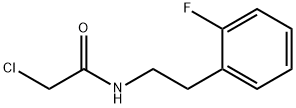 2-CHLORO-N-[2-(2-FLUOROPHENYL)ETHYL]ACETAMIDE Struktur