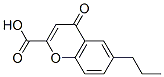 6-propylchromone-2-carboxylic acid Struktur